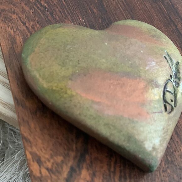 J Diller Raku Art Pottery Heart &
Tree Of Life - Picture 11 of 17